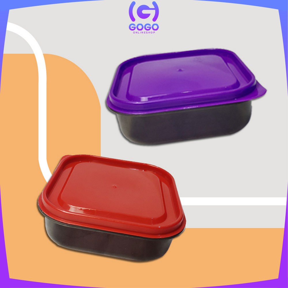 GOGO-C425 Toples Plastik Set isi 14pcs Smoke Sealware / Toples Kotak Snack Kontainer Makanan Food Storage Box BPA FREE