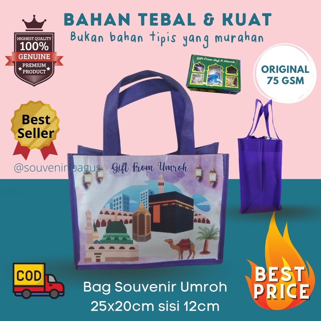 Tas Souvenir Haji Umroh Ready Stock Oleh Oleh Gift Hajj Umrah Jakarta Kudus Manasik Haji Terlaris