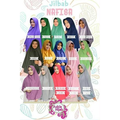 Terbaru Hijab Bergo Kaos Nafisa Pet Antem By Azkia Hijab