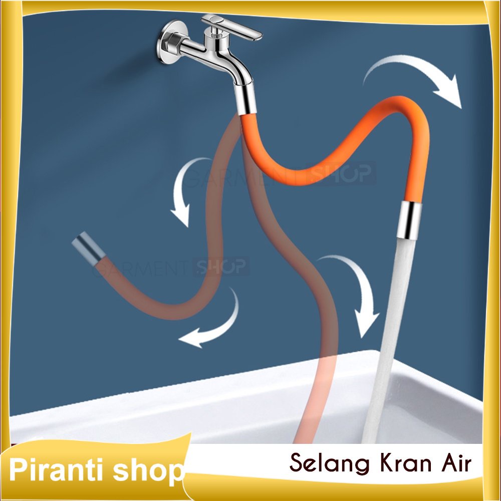 selang kran air elastis fleksibel selang wastafel cuci piring selang shower closet selang flexible s