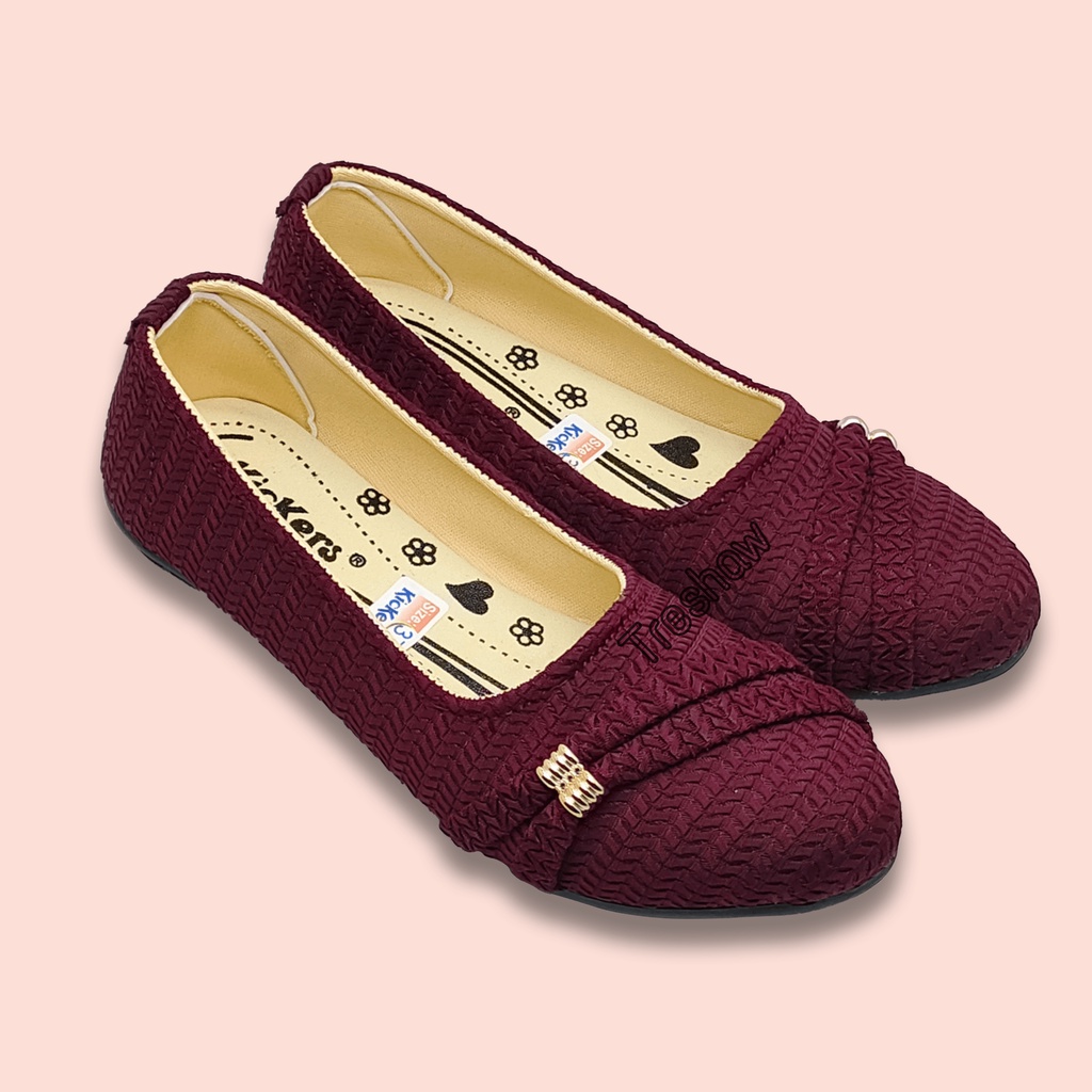 Sepatu Balet Wanita Flatshoes Cewek Kickers Best Seller