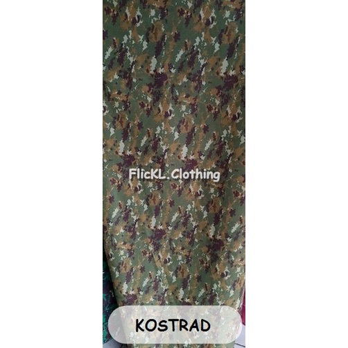 Bahan Kain Loreng RUSSIAN DIGITAL FLORA NATO WOODLAND AMERIKA USA KOPASKA PASUKAN Brimob Milite