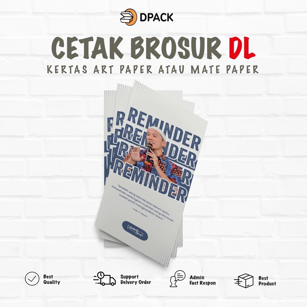 

CETAK BROSUR MURAH - UKURAN 1/3 A4 / Flayer DL MURAH / CETAK FLYER / CETAK LEAFLET / BAHAN ART PAPER / HVS / 1 SISI / 2 SISI