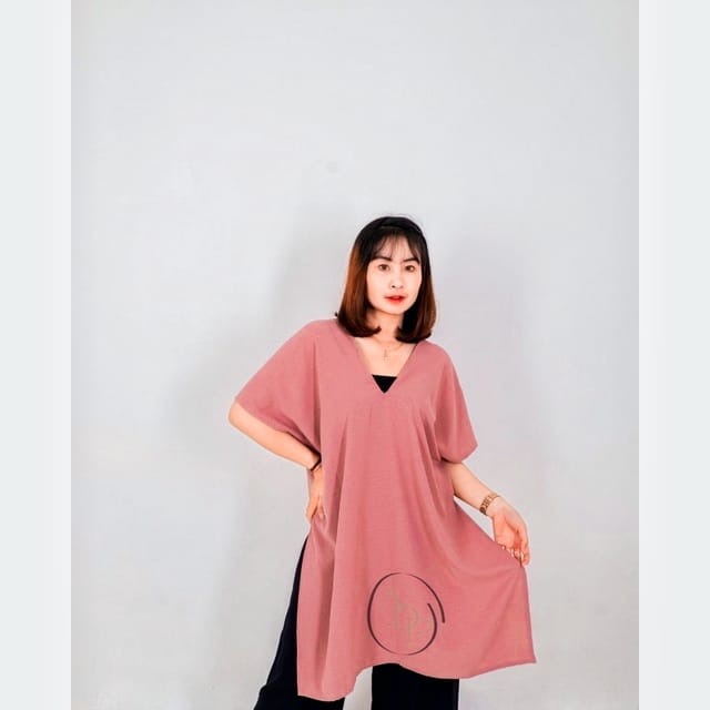 LONG SQUARE ATASAN KAFTAN JUMBO CRINCLE AIRFLOW