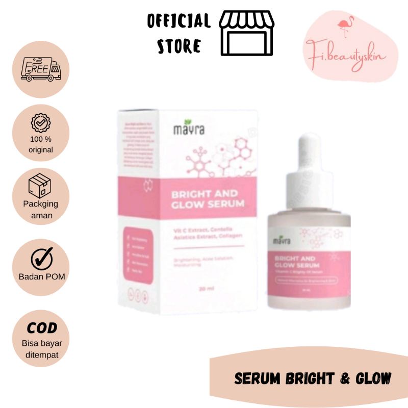 Serum Brightening and Glow by MayraOrganik | Halal Mui | Lulus Uji Lab