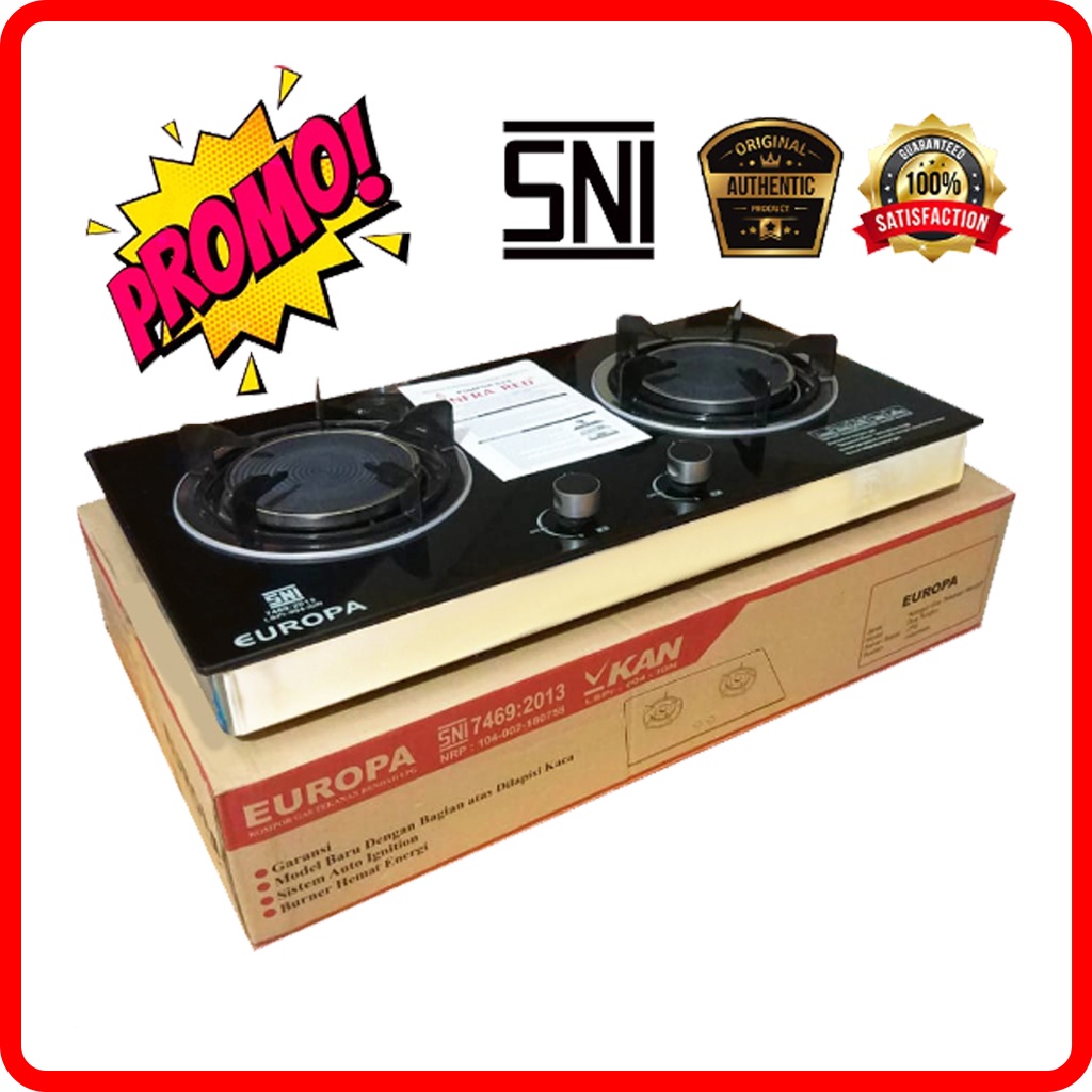 Europa Kompor Gas Kompor 2 Tungku Kompor Tanam Kompor Portable Kompor Infrared Europa / Kompor Infra