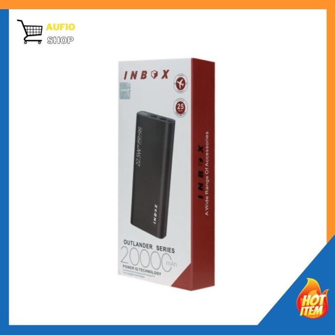 POWERBANK - INBOX OUTLANDER 20.000 MAH 2 OUTPUT QUALCOMM 1 POWER DELIV GFHT64769FR