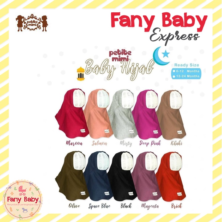 PETITE MIMI BABY HIJAB POLOS