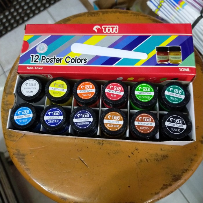 

Promo Titi Poster Color 12 Warna (10Ml) Bergaransi