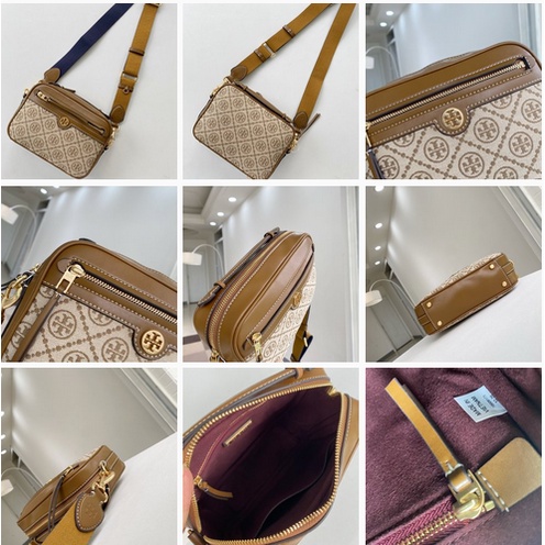 [Instant/Same Day]79356 All ada Original TB 79356  canvas with cowhide material lady shoulder bag cross-body bag camera bag  xjb