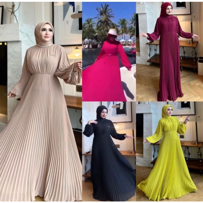 DRESS PLISKET POLOS BY SHELLASAUKIA ORIGINAL