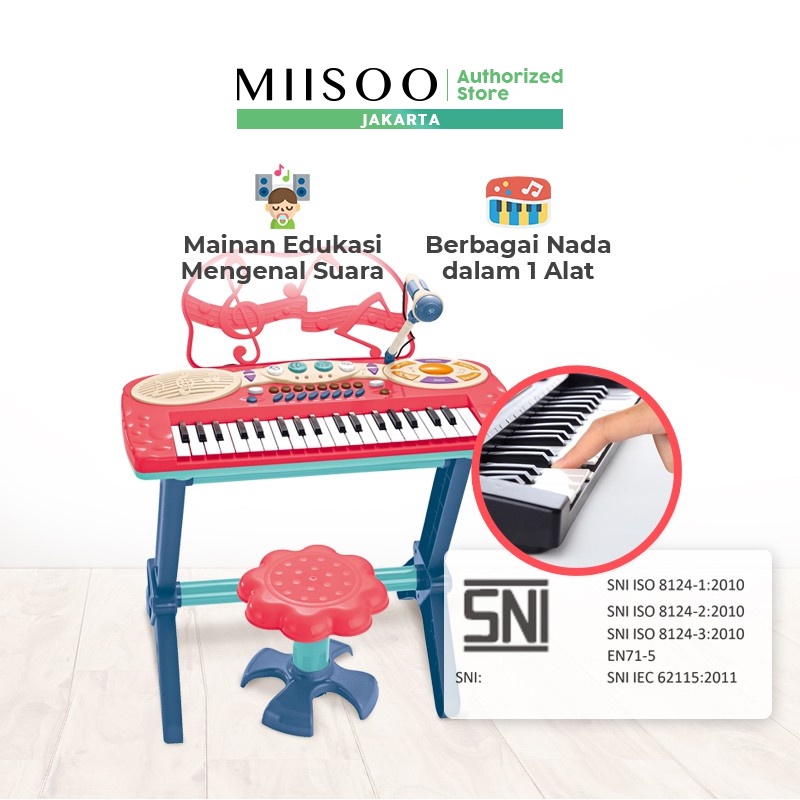 MIISOO Piano Electronic Organ/ Piano Elektrik/ Piano Electronik