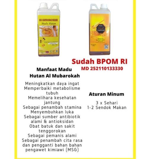 

Cuma hari ini--Madu Hutan Al Mubarokah dengan COA II UJI LABORATORIUM Kemasan 1kg||BPOM MD KEMASAN BARU