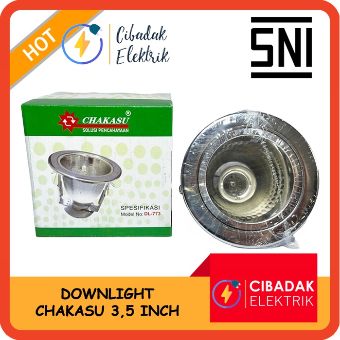 Lampu Downlight 3,5 Inch / Rumah Lampu Downlight / Chakasu