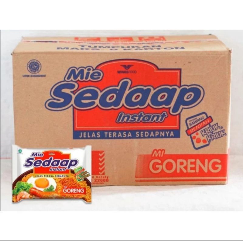 

MIE GORENG SEDAAP instan 1 karton