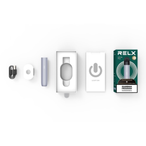 RELX Infinity Plus Device - Lunar Dust (Silver)