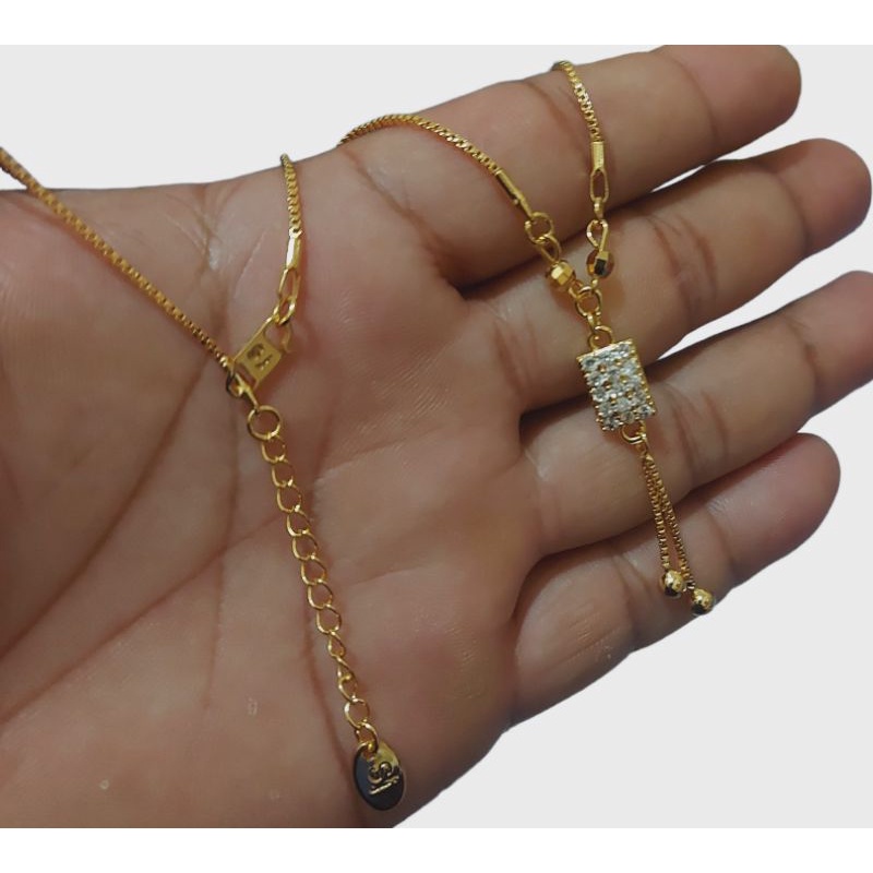 KALUNG XUPING WANITA CANTIK GOLD EMAS