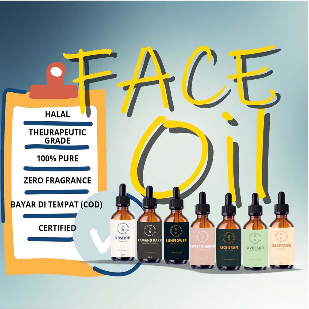 Face Oil Perawatan Wajah Pria dan Wanita 30ml