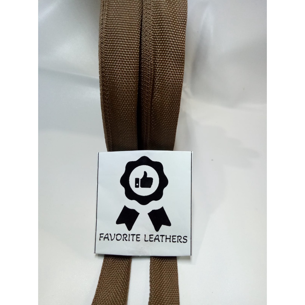 Tali Webbing Bisban Tali Tas PL Lebar 2 cm ISI 45M PL 20 MM COKLAT KHAKI