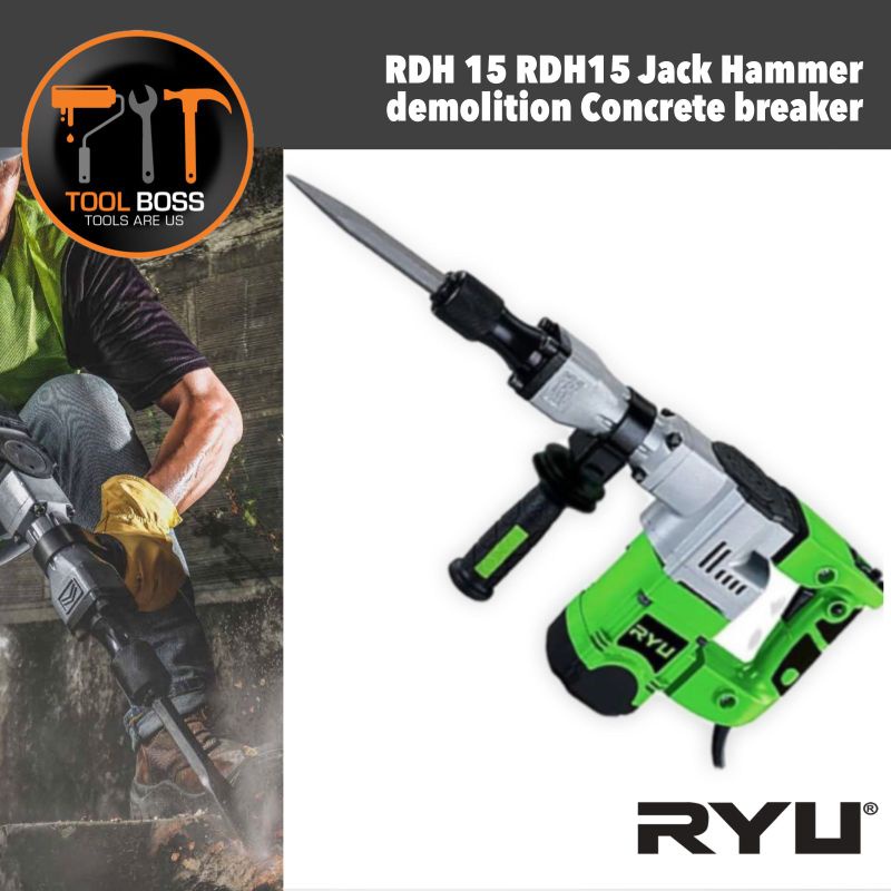 RYU RDH 15 JACK HAMMER DEMOLITION CONCRETE BREAKER MESIN