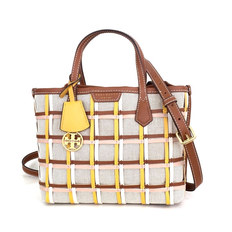 Tb Perry Canvas Small Triple-Compartment Tote