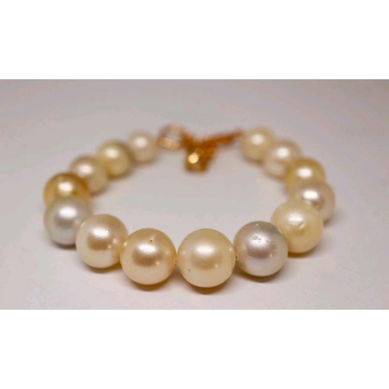 PROMO BERSERTIFIKAT GELANG MUTIARA LAUT ASLI IKAT MUTIARA LAUT ASLI