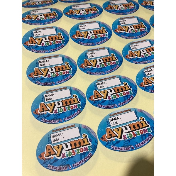 

TIKET STICKER PLAYGROUND