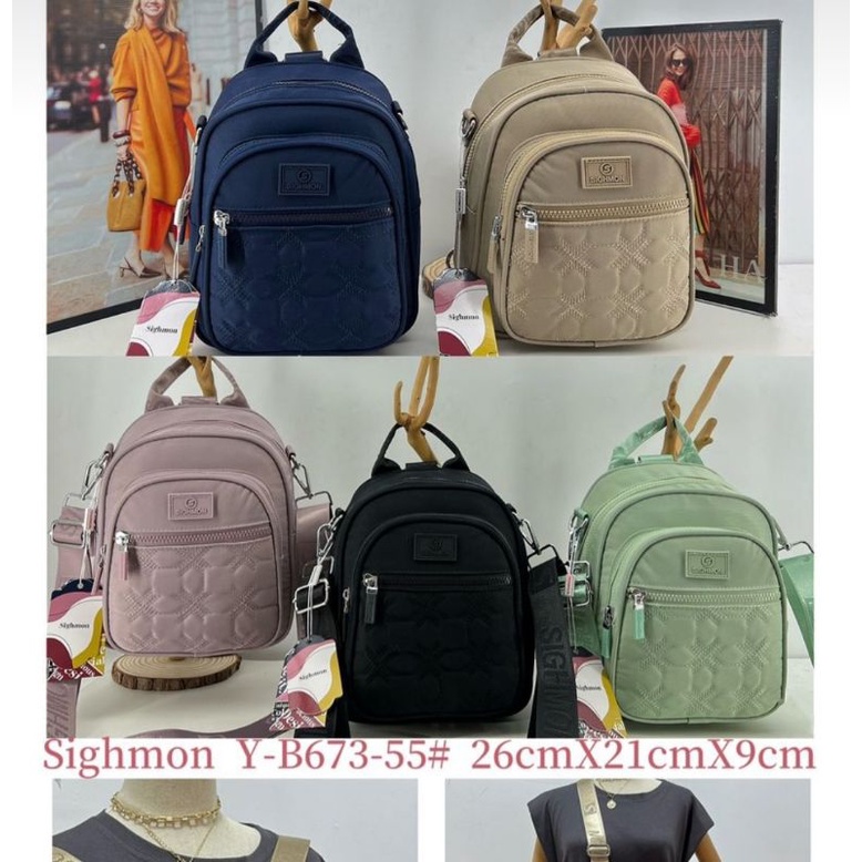 TAS SIGHMON RANSEL 3IN1 TERBARU IMPORT ORI