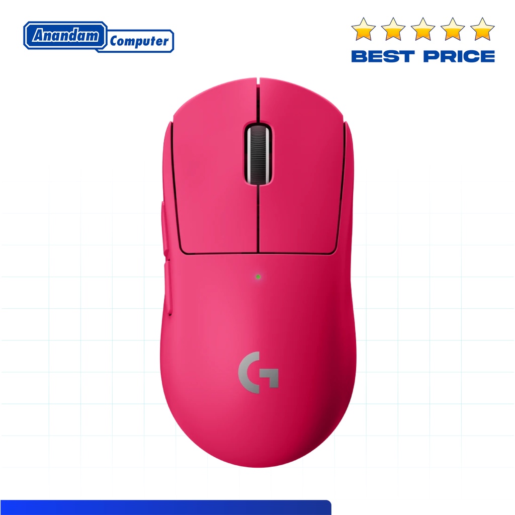 Logitech G PRO X SUPERLIGHT Mouse Gaming Wireless E-Sports - Pink