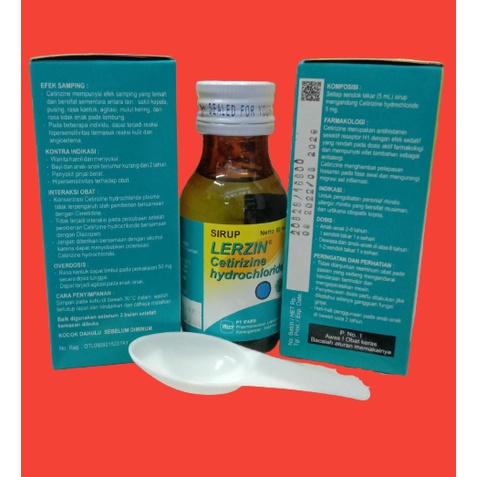 LERZIN SYRUP 60ML IFARS