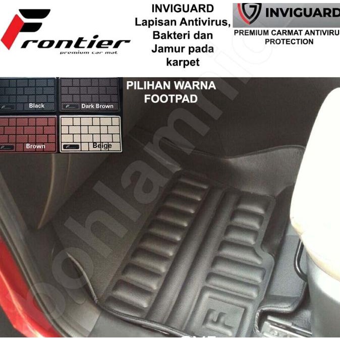 Karpet Mobil 3D Custom FRONTIER CRV  matic  2015 - 2016