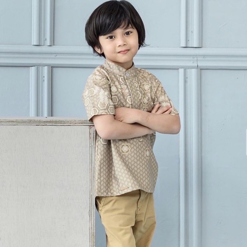 Preloved Little Rayyan Pearl by Wearing Klamby size 1/2 / Baju koko klamby anak