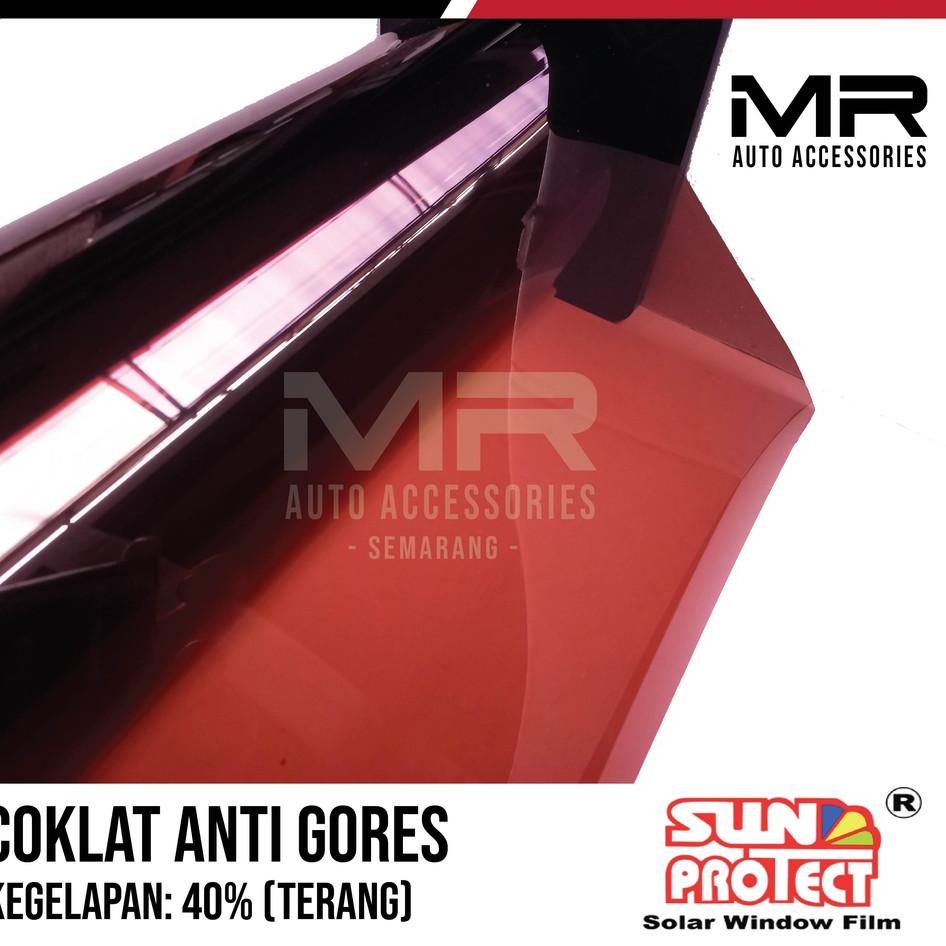 CML.18Oc22ˢ ▫ Kaca Film Riben Coklat Anti Gores Sunprotect Mobil dan Gedung Meteran