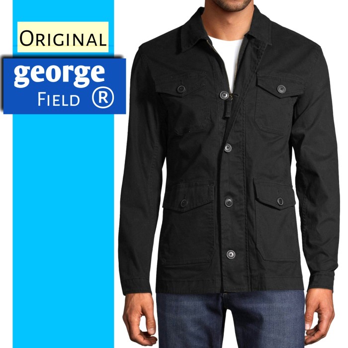 Coat Parka George Field Original Black Doff