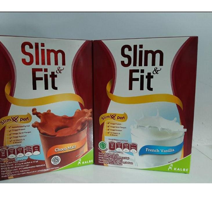 

Terbaik susu slim & fit 312gr coklat/vanila isi 6sachet murah