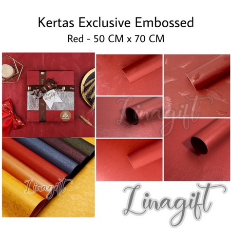 KERTAS EXCLUSIVE EMBOSSED MIX MOTIFS -  BIRU TOSCA - GRAY SILVER - GIFT WRAP PEARL PAPER - KERTAS KADO EKSCLUSIF EMBOS TEXTURE 3D CLASSIC TIMBUL GOLD RED BRONZE SILVER IVORY MAROON FANCY CLASSIC EUSTHATIC