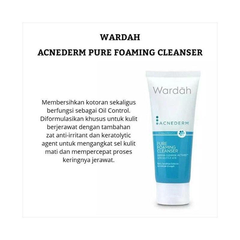 WARDAH ACNEDERM PURE FOAMING CLEANSER 60ML