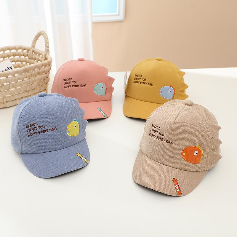 COD!! topi keren anak laki laki dan perempuan usia 1-4 tahun import premium motif DINO FACT / babylovanta