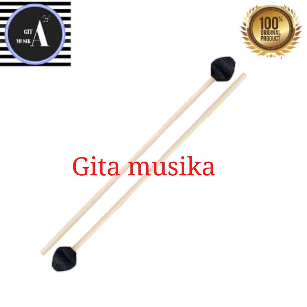 VIBES MALLET VIC FIRTH CORPSMASTER M185 SOFT, RATTAN SHAFT