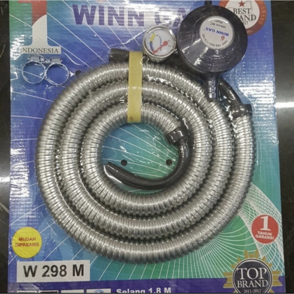 REGULATOR WINN GAS PAKET SELANG WINN GAS W 298 M