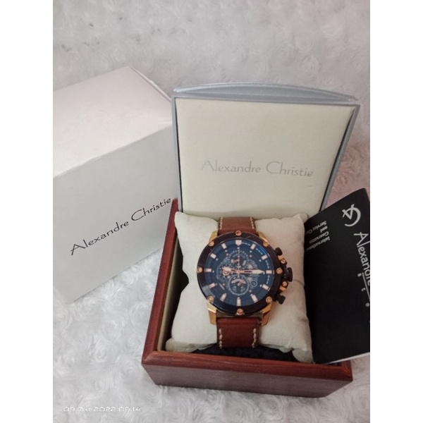 jam tangan Original Alexandre Christie AC6416 preloved second