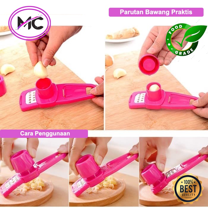 Parutan Serutan Mini Alat Penghalus Bawang Jahe Garlic Grater Grinder Magic Shredder Dapur Alat Potong Perajang Penghalus Keju Garlic