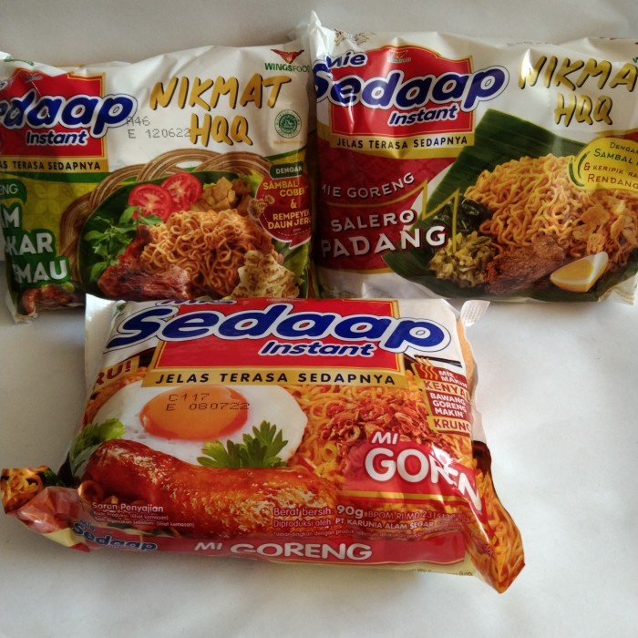 

PROMO Mie Sedap Lengkap Goreng Kuah Rebus Ayam Limau Padang Kari - Ayam Special