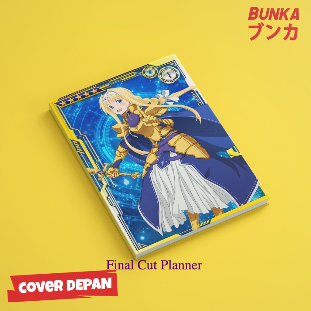 

Notebook Anime Sword Art Online Alice Schuberg 2 Hardcover A5 Buku Tulis Catatan Notes Agenda Planner Jurnal .