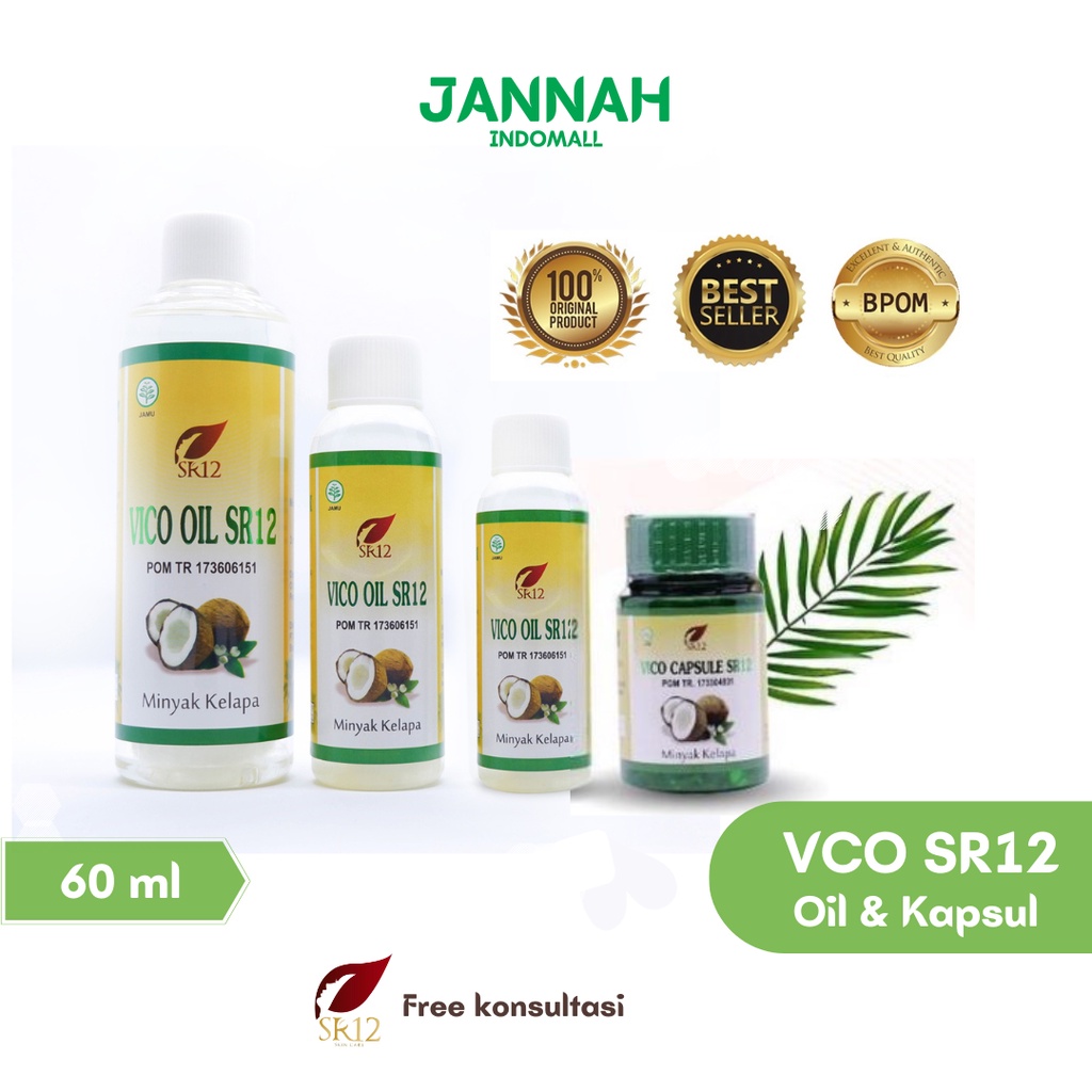 VCO VIRGIN COCONUT OIL | MINYAK KELAPA MURNI | VICO OIL SR12 | PENAMBAH IMUN TUBUH | SIAP NEW NORMAL