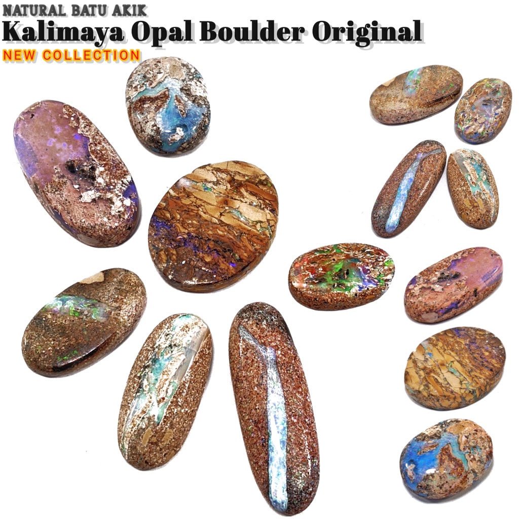 Natural Kalimaya Opal Boulder Original Dijamin Top Collection