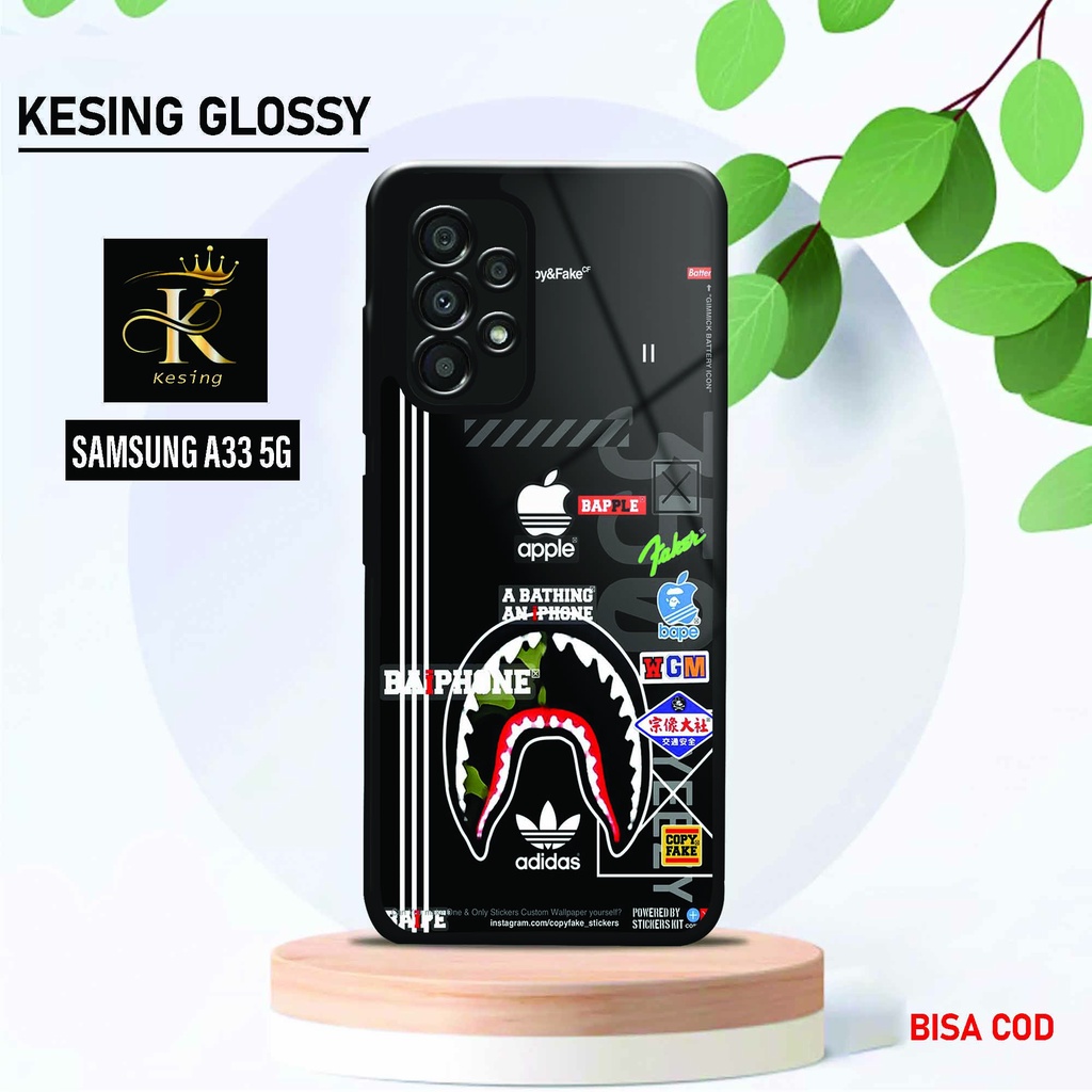 Case Samsung A33 5G - Hardcase Glossy Samsung ( KS25 ) - Softcase Samsung A33 5G - Fashion Case Sams