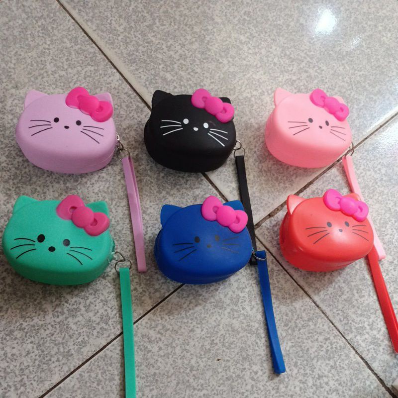 Dompet Lucu Wanita / Dompet Anak / Dompet Koin / Dompet Karet / Dompet Hello Kitty
