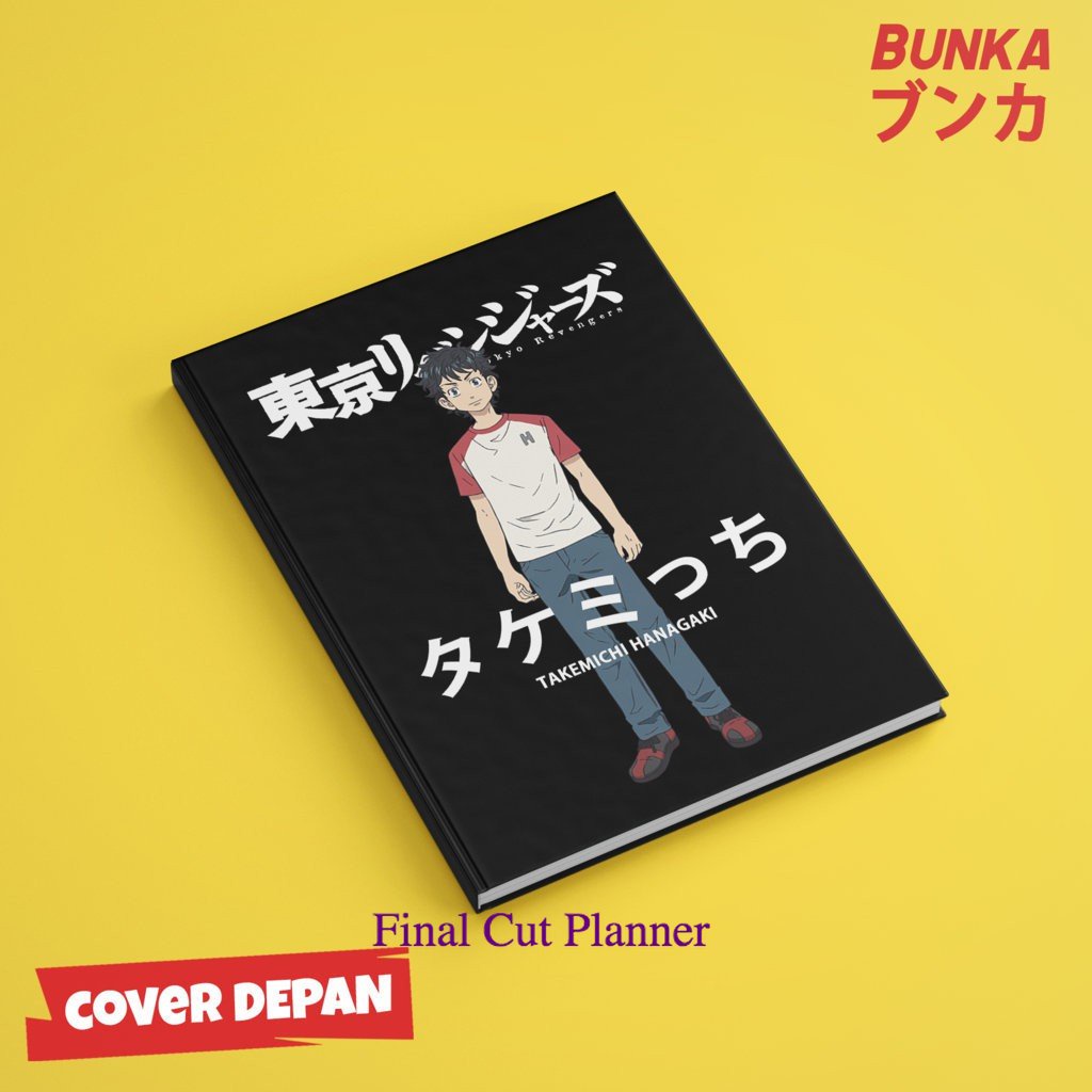 

Notebook Anime Tokyo Revenges Takemichi Adult Hardcover A5 Buku Tulis Catatan Note Agenda Planner .