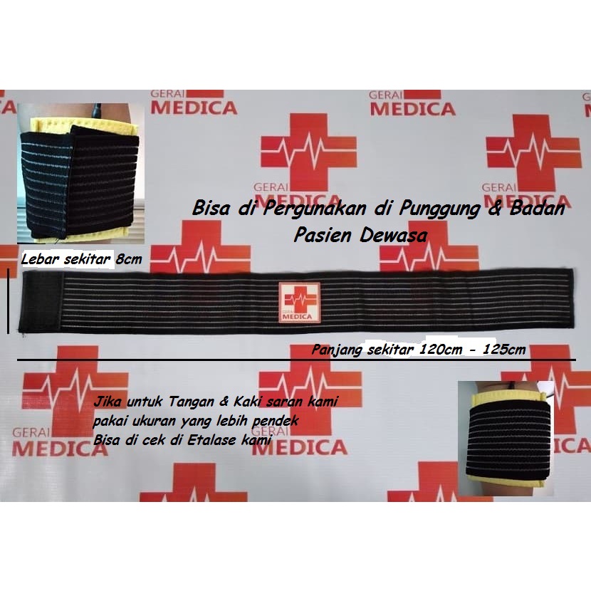 Strap Pad Electrode / Strap Pad TENS / pengikat Pad / Strap Rubber Electrode